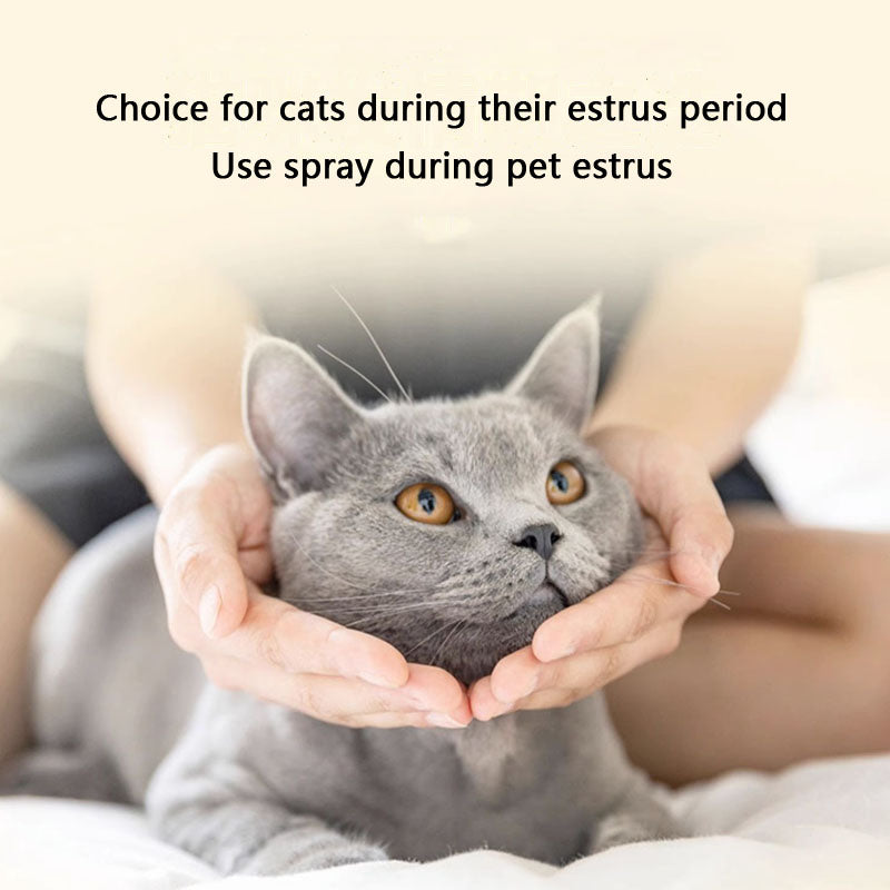 Cat Pheromone Spray To Stop Heat Cycle & Meowing - Non-Drug canrusupet