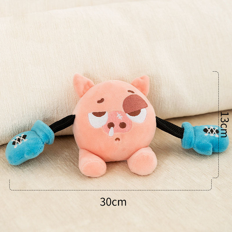 Chew-Proof Squeaky Pig Dog Toys For Small Dogs - Tug Play canrusupet