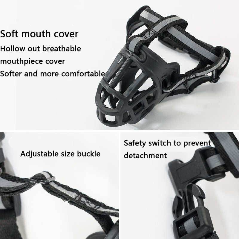 Anti Bite Mesh Rubber Dog Muzzle For Medium To Large Dogs canrusupet