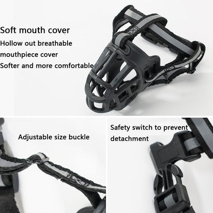 Anti Bite Mesh Rubber Dog Muzzle For Medium To Large Dogs canrusupet