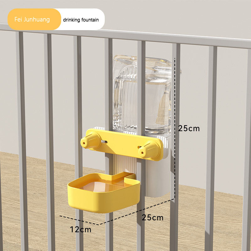 Adjustable Dog/Cat Water Fountain Bowl - Hanging Feeder canrusupet