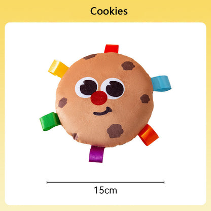 Squeaky Plush Flying Disc Dog Toys - Durable Puppy Chew Toy canrusupet