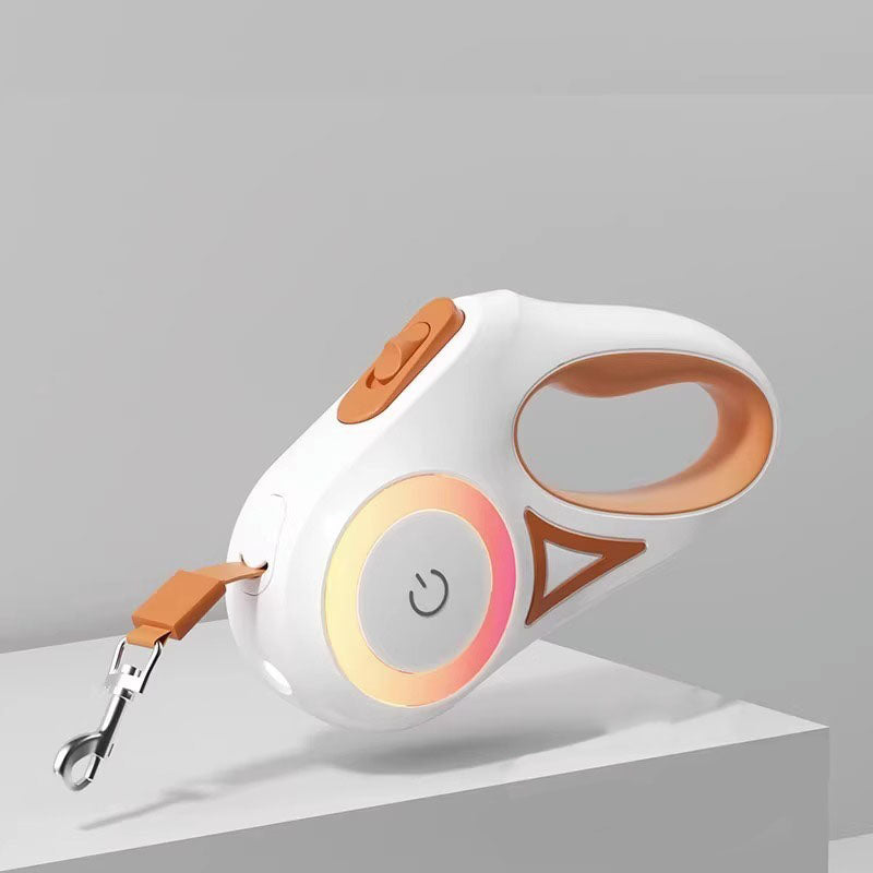 LED Retractable Dog Leash For Small/Medium Dogs canrusupet