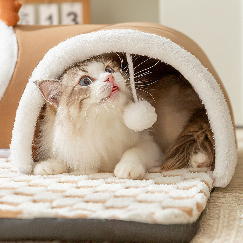 Deer Style Tunnel Design Dog Kennel Cat Nest canrusupet