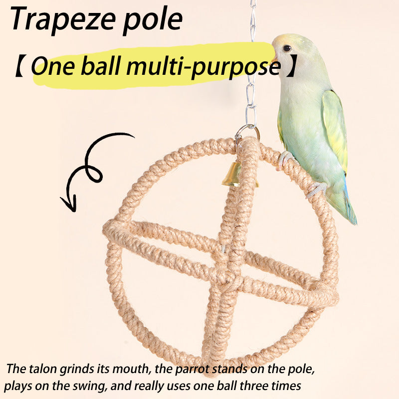 Parrot Exquisite Ball Climbing Ladder Cage Toy