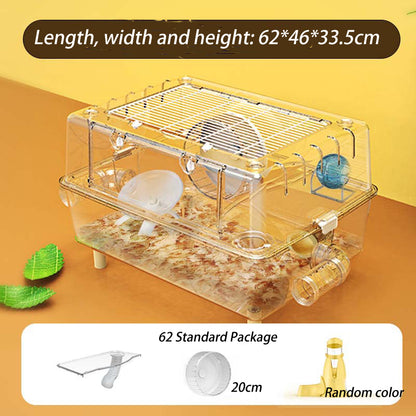 The Hamster Cage Is Completely Transparent - canrusupet