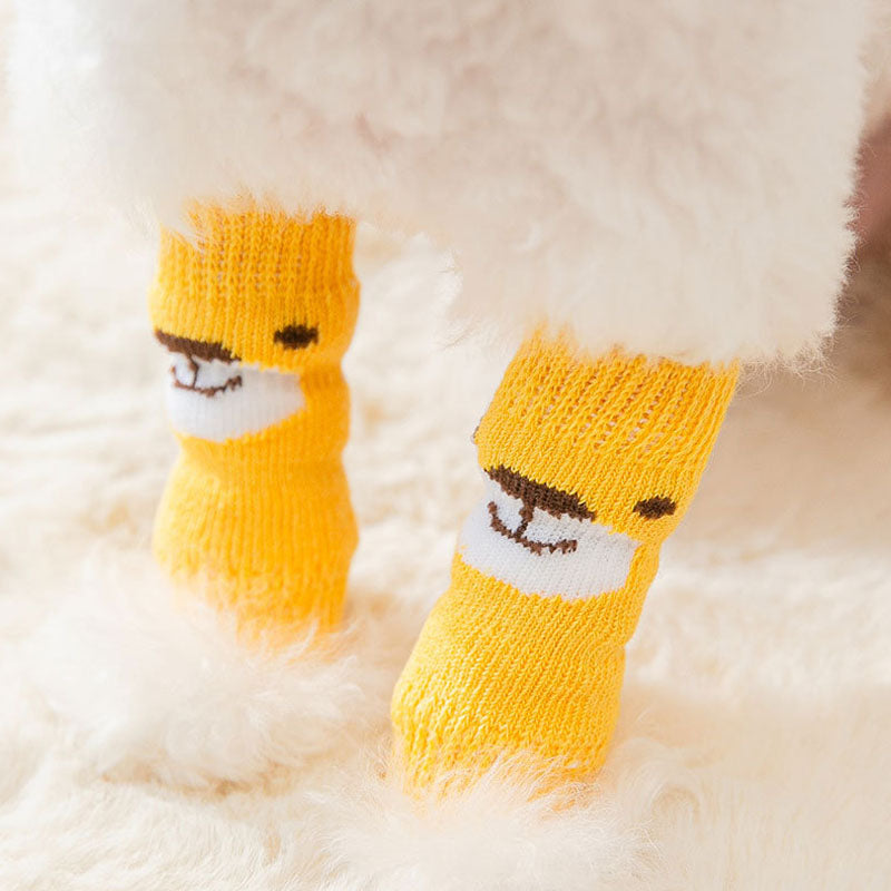 Cute Style Cartoon Pattern Socks Of Dogs For Small Dogs canrusupet