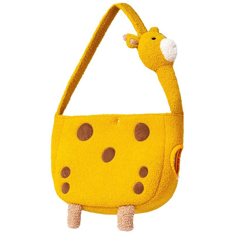 Giraffe Shape Messenger Bag For Small Dogs Cats canrusupet