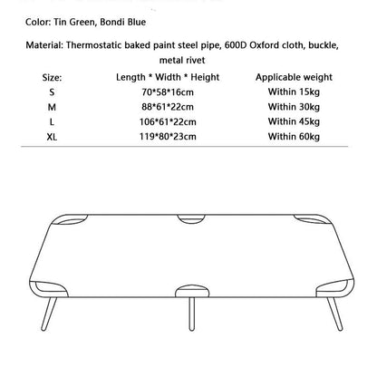 Stripe Marching Bed Style Dog Kennel For Medium To Large Dog canrusupet