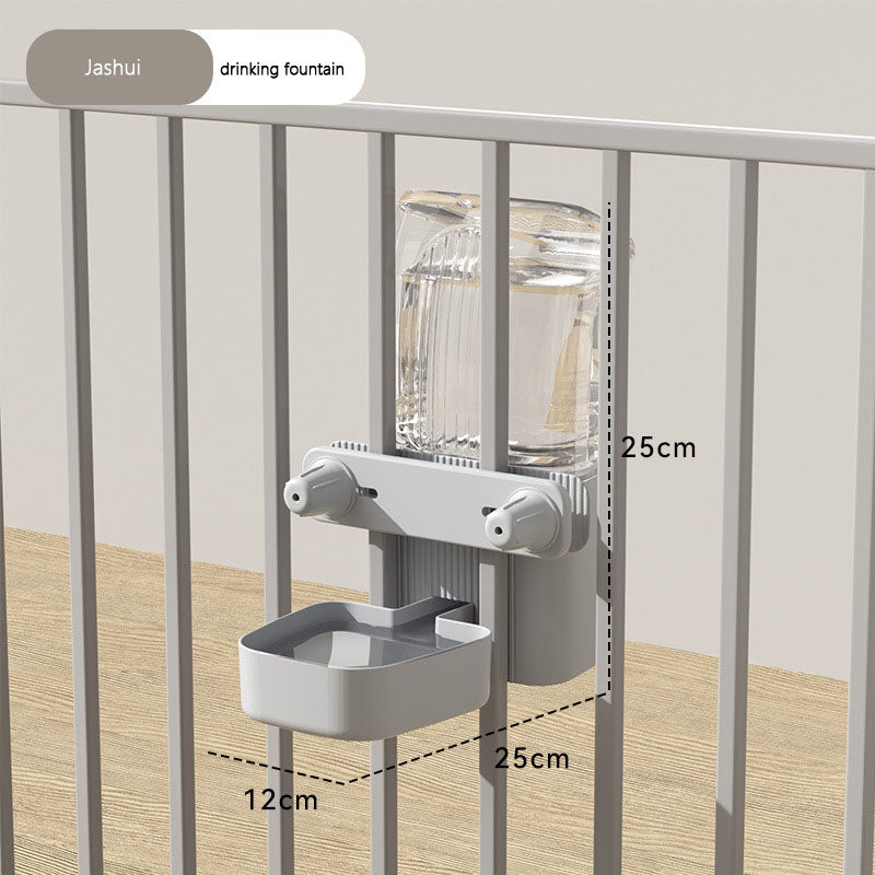 Adjustable Dog/Cat Water Fountain Bowl - Hanging Feeder canrusupet