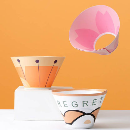 Postoperative Licking Cones Shield Neck Brace For Cats Dogs canrusupet