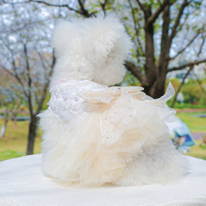 Dog Or Cat Clothes Princess Wedding Dress - canrusupet