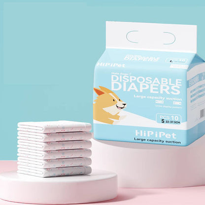 Male And Female Two Styles Disposable Dog Nappies canrusupet