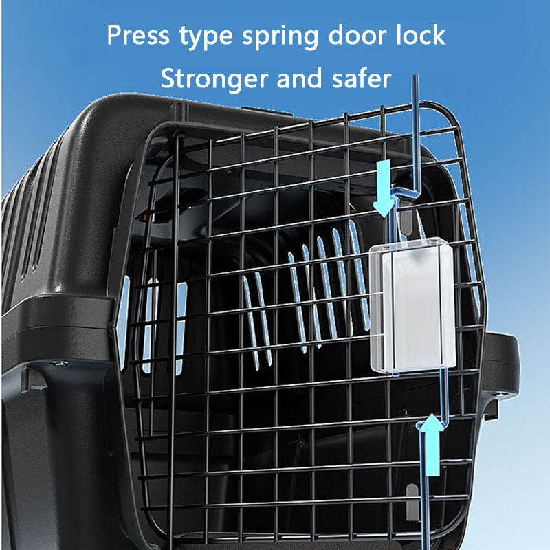 Outdoors Pet Carrier For Cats & Dogs - Portable Travel Crate canrusupet