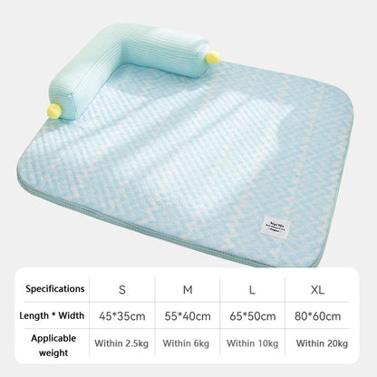 L-type Cool Feeling Sofa Style Dog Kennel For Cats Dogs canrusupet