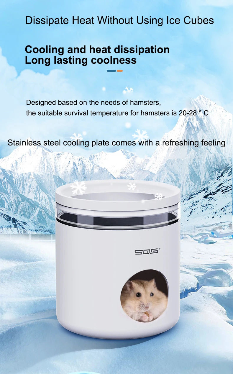 Hamster Cooling Nest Shelter Sleeping Nest Guinea pig Summer Shelter Small House - canrusupet