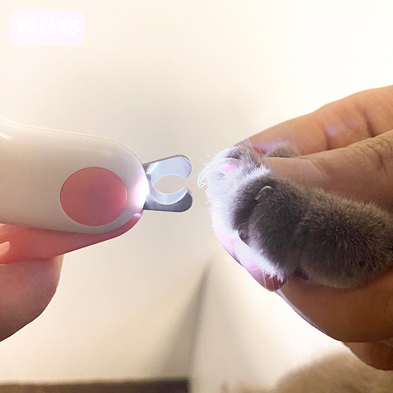 LED Lamp MINI Nail Clippers For Cat And Dog Universal canrusupet