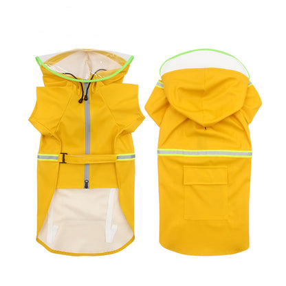 Raincoat With Clear Strap Hat - canrusupet