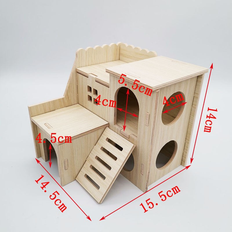 Double Deck Luxury Hamster Cage - canrusupet