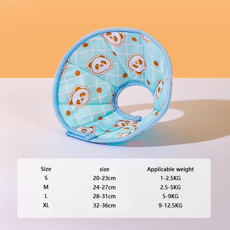 Cute Pattern Anti Licking Cones Shield Neck Brace For Pet canrusupet