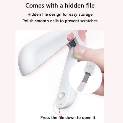 Round Head LED Lamp Nail Clippers For Cat And Dog Universal canrusupet