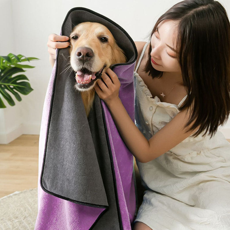 Quick Drying Dog Towel Bath Towel For Dogs Cats canrusupet