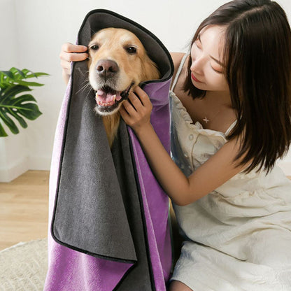 Quick Drying Dog Towel Bath Towel For Dogs Cats canrusupet