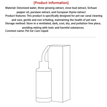 Removing Ear Mites Dog Ear Drops For Cat And Dog Universal canrusupet