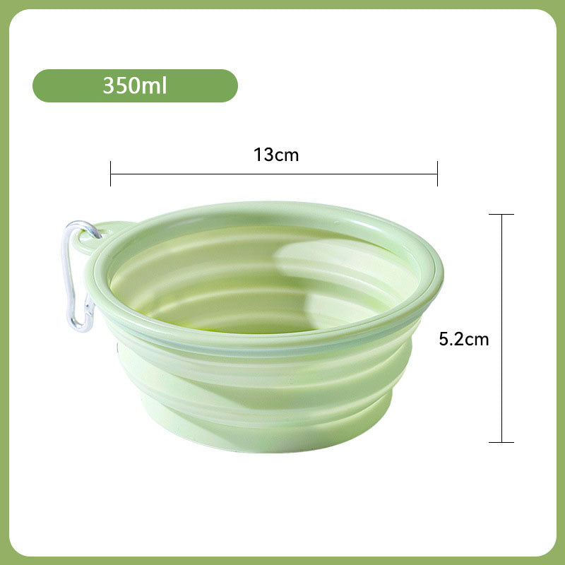 Folding Going Out To Drink Water Dog Bowl For Pet canrusupet