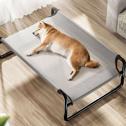 Marching Bed Style Bed Dog Kennel With Handrail For Big Dog canrusupet