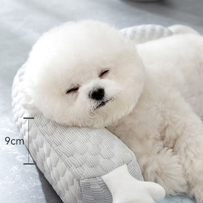 Big Eye Pattern Feeling Sofa Style Dog Kennel For Cats Dogs canrusupet