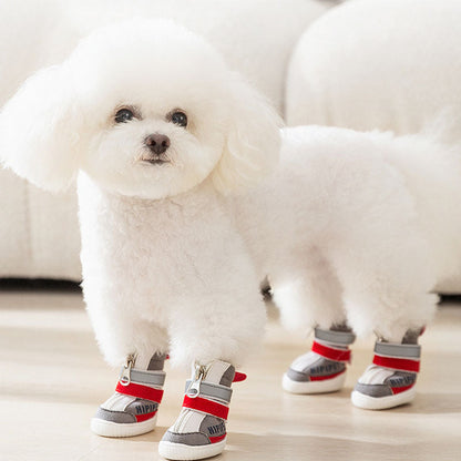 Dog Snow Boots: Winter Slip-Resistant Durable Shoes For Dogs canrusupet