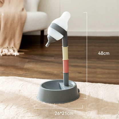 Adjustable Dog Bowl & Water Fountain - Anti-Tip Feeder For Pets canrusupet