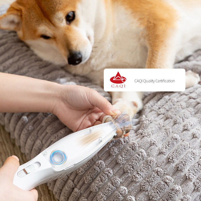 Ceramic Double Headed USB Charging Dog Clippers For Pet canrusupet