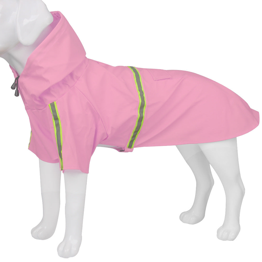 Pet Raincoat Cloak Reflection - canrusupet