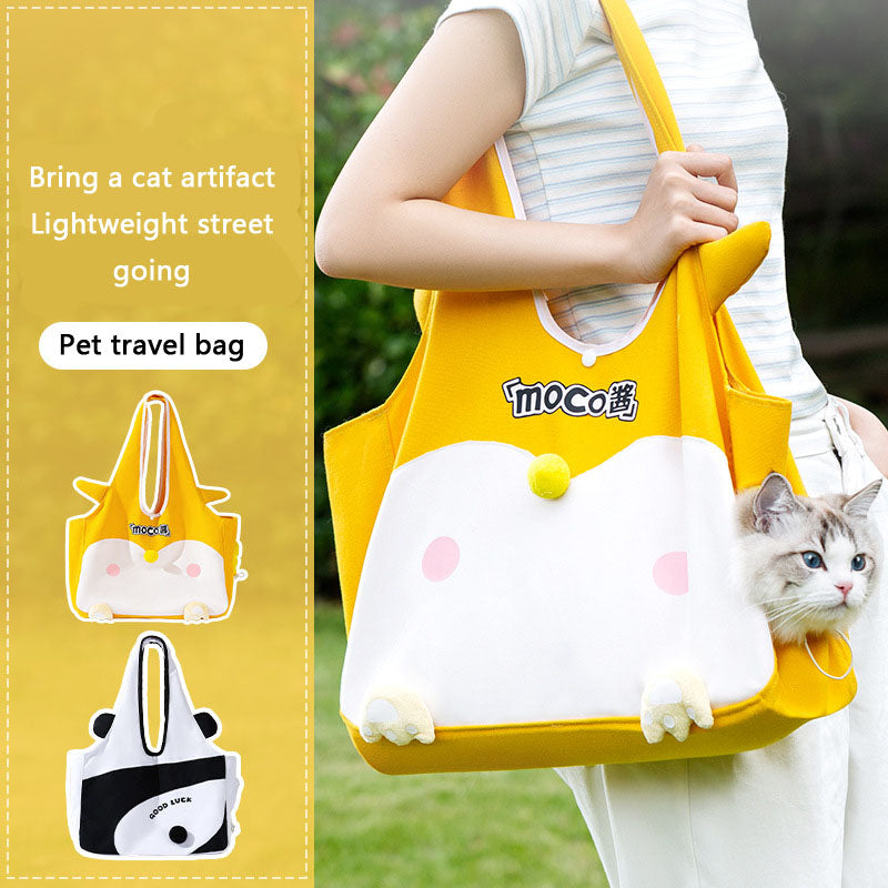 Pet Carrier Bag For Dogs - Breathable Crossbody Mesh Window canrusupet