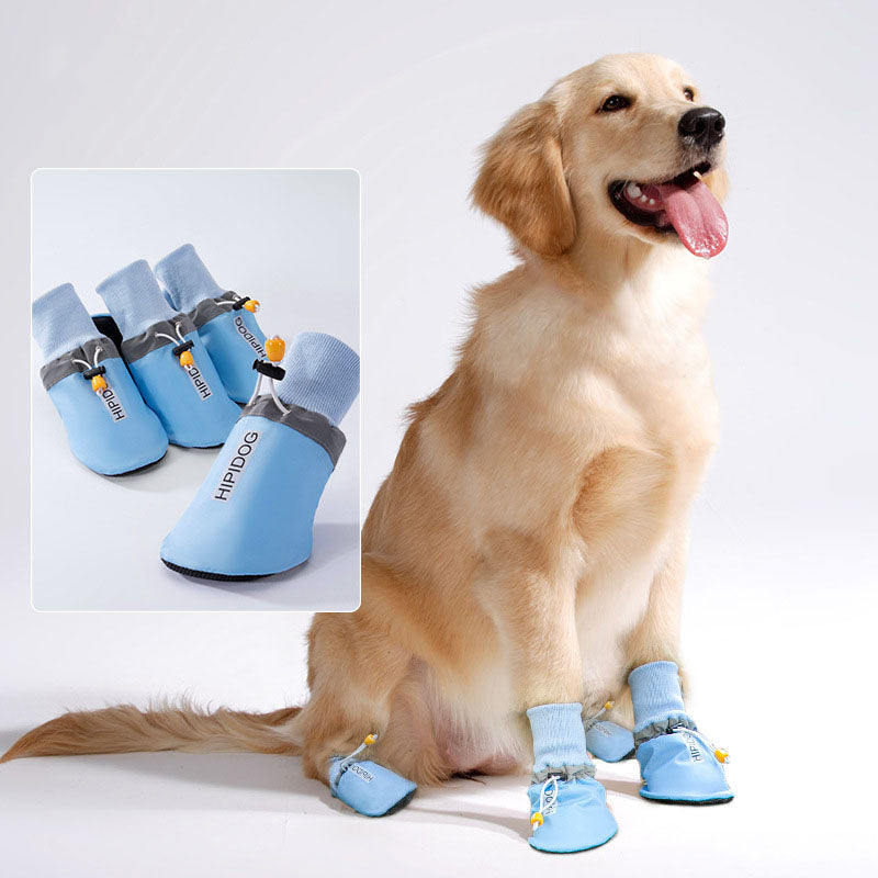 Dog Boots For Large Dogs: Breathable All-Season 4-Pack canrusupet