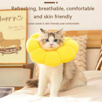 Soft Padded Recovery Cones For Pet  Lick-Proof After Surgery canrusupet