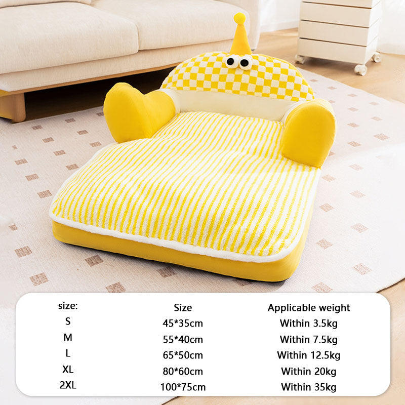 Big Eyed Monster Design Sofa Dog Kennel For Cats Dogs canrusupet