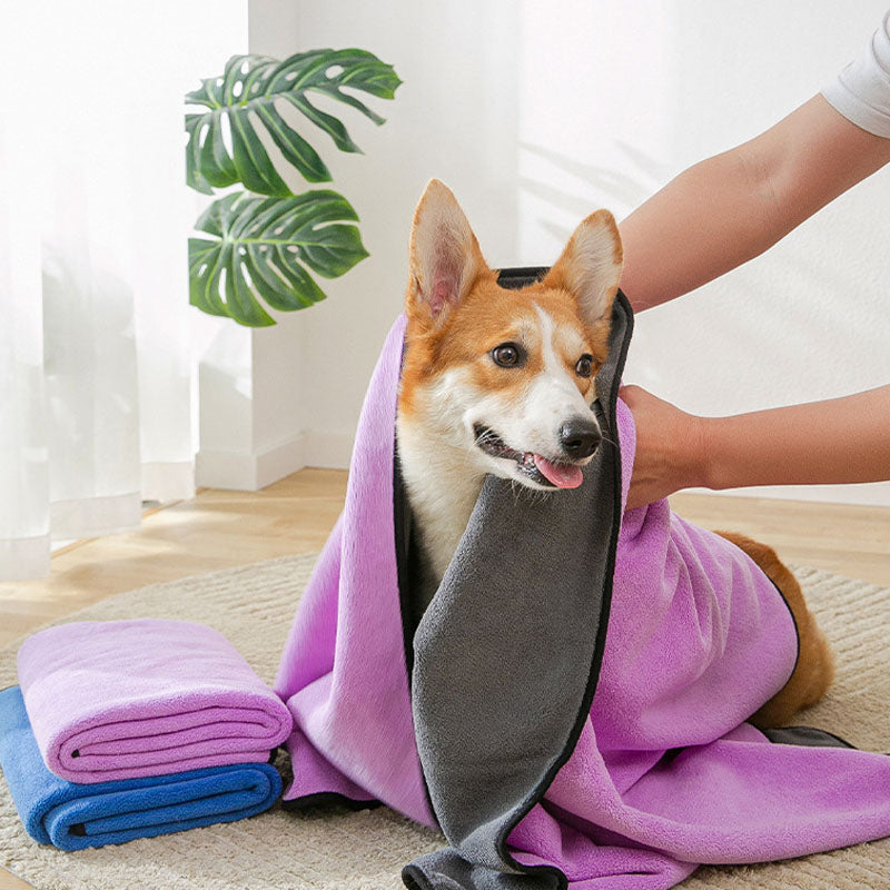Quick Drying Dog Towel Bath Towel For Dogs Cats canrusupet