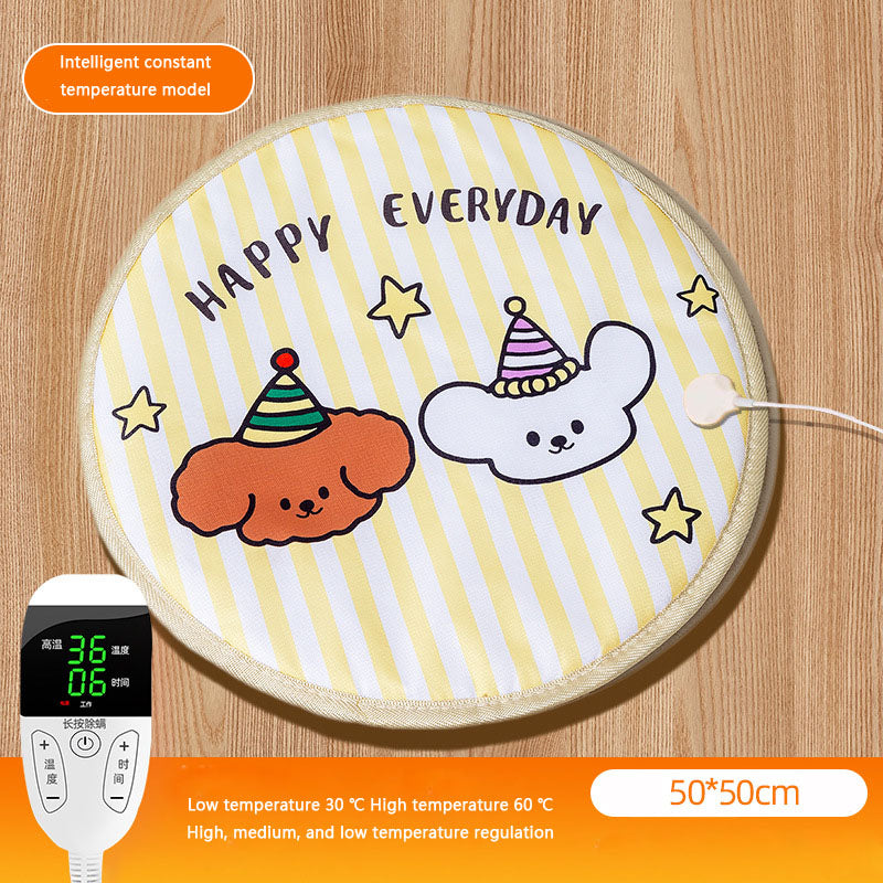 Heated Dog Kennel Pad - Waterproof Mat w/ Timer & Thermostat canrusupet