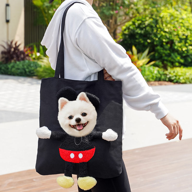 Crossbody With Pet Head Exposed Pet Carrier Bag For Dogs Cats canrusupet