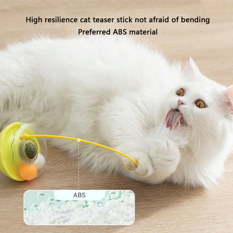 Interactive Catnip Toys With Feather, Bell & Mint Ball canrusupet