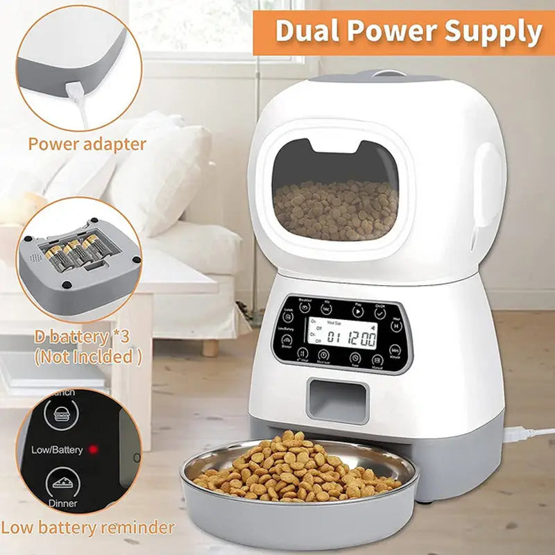 Automatic Dog Feeder WIFI Auto PET Cat Feeder Slow Feeder Dog Bowl