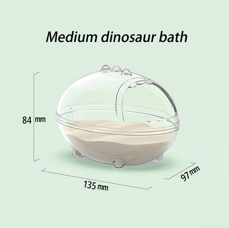 Hamster Clear Bath Room - canrusupet