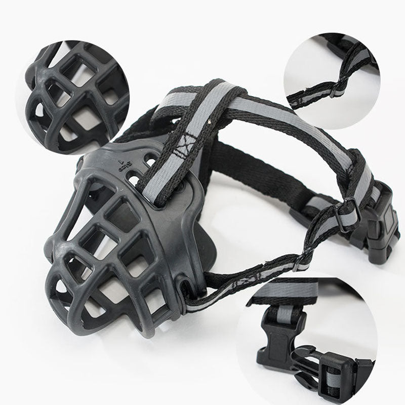 Anti Bite Mesh Rubber Dog Muzzle For Medium To Large Dogs canrusupet