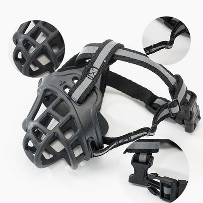 Anti Bite Mesh Rubber Dog Muzzle For Medium To Large Dogs canrusupet