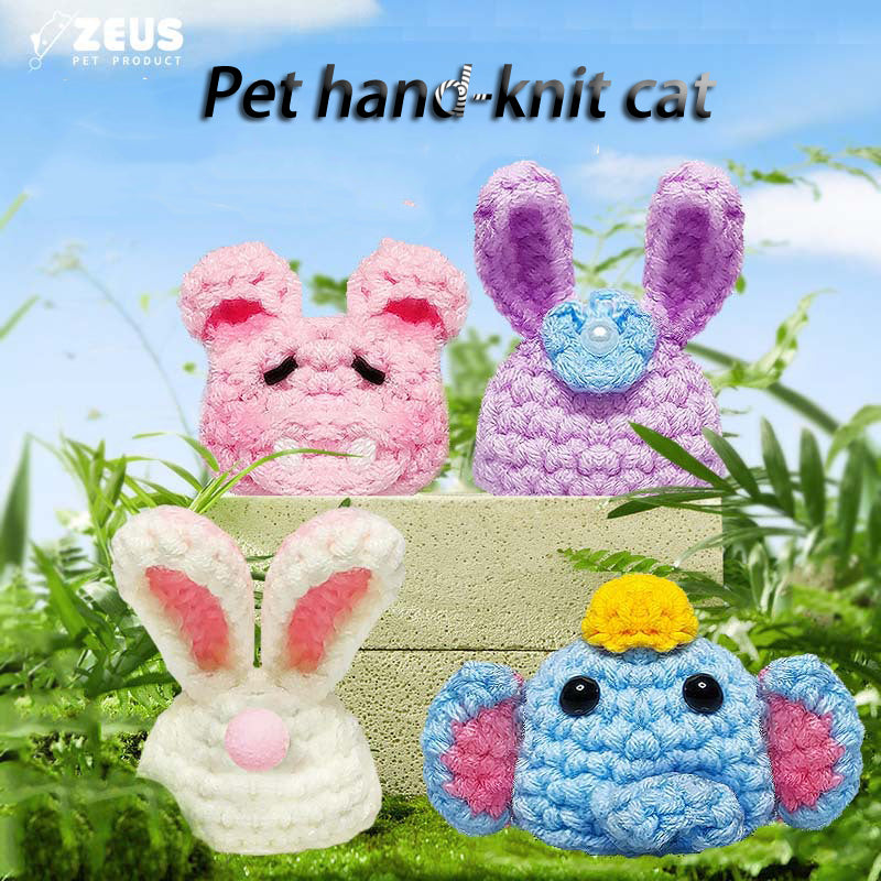 Hand-knitted Hamster Hat - canrusupet