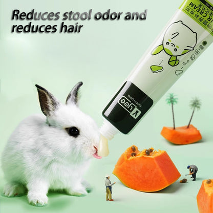 Rabbit Hair Cream Fuzz Ball - canrusupet