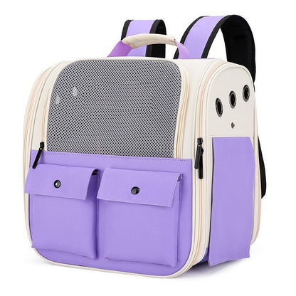 Double Shoulder Pet Self Backpack - canrusupet